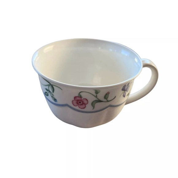 VILLEROY & BOCH Floral Mariposa Cup, Saucer & Dinner Plate (set Of 3) Bone China - Picture 7 of 9